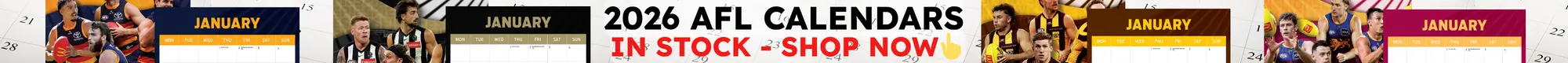 2026 AFL Calendars in stock NOW!