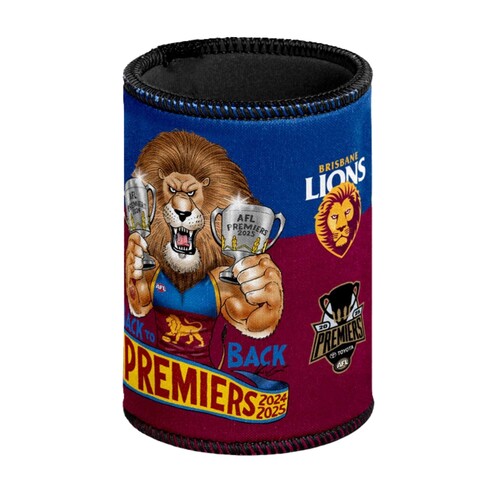 Brisbane Lions 2025 Premiers Mark Knight Stubby Holder