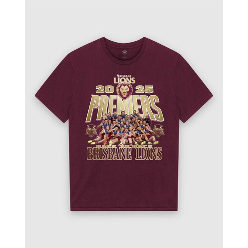 Brisbane Lions 2025 Premiers Podium Tee